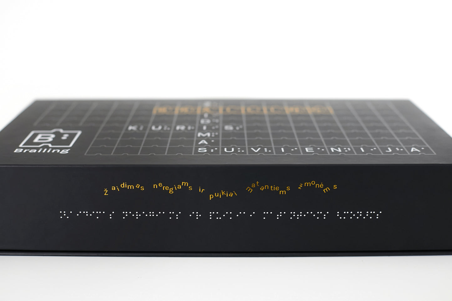Brailing Board Game – for Blind and Sighted Players
