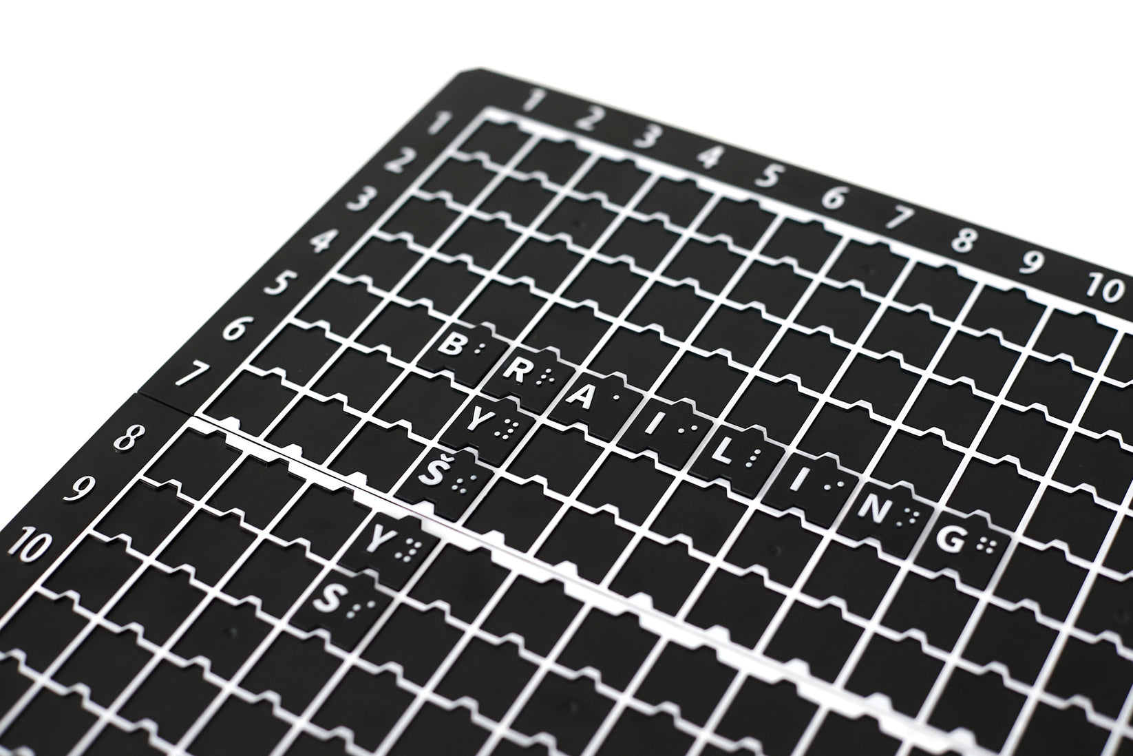 Brailing Board Game – for Blind and Sighted Players